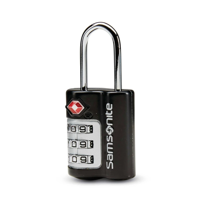 Samsonite 3 Dial Travel Sentry Combination Lock Koffer Schwarz | TC1036975