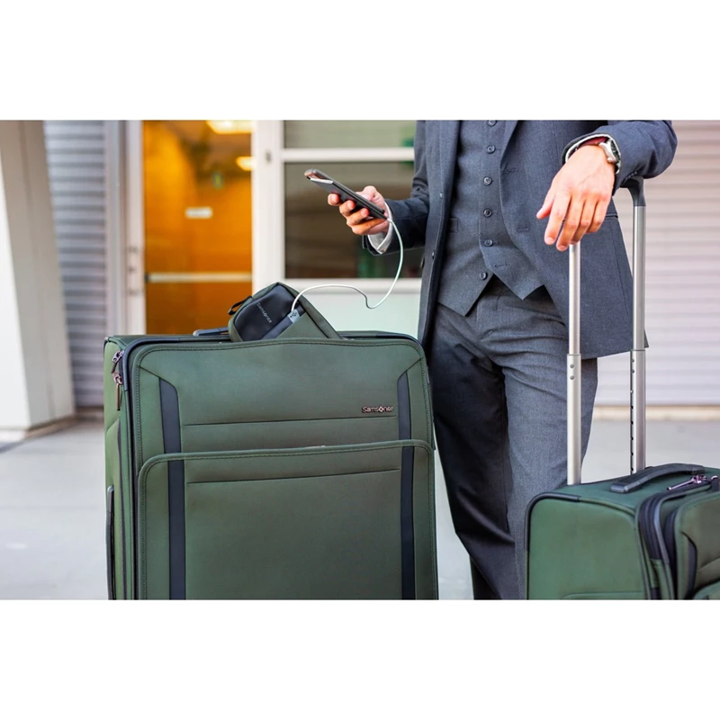 Samsonite Armage II Large Expandable Spinner Weichgepäck Schwarz | HN6245170
