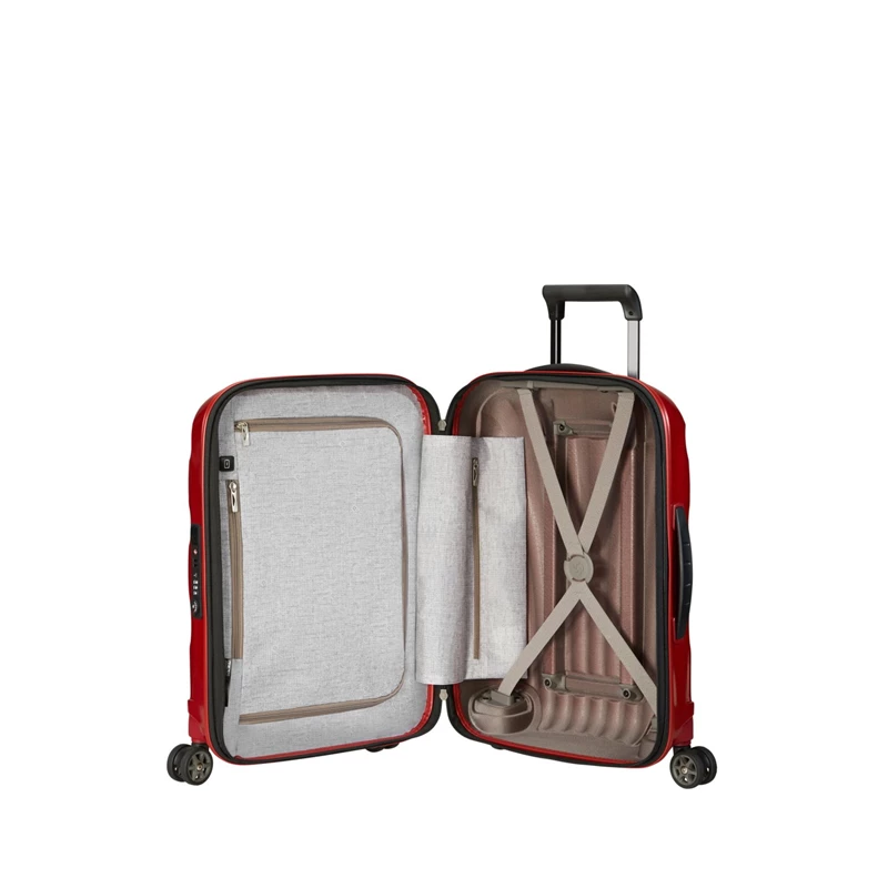 Samsonite C-Lite Carry-On Spinner Handgepäck Koffer Rot | XD8675340