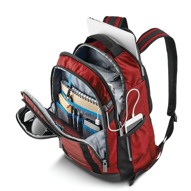 Samsonite Carrier GSD Backpack Laptop Rucksack Rot | QC7523410