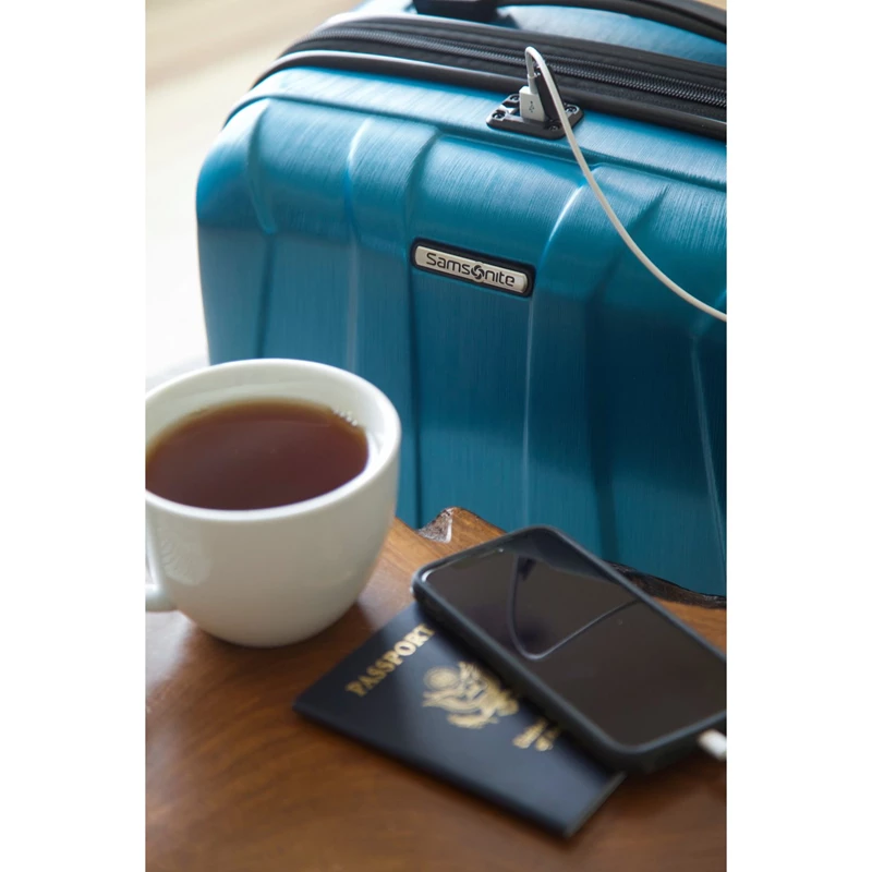 Samsonite Centric 2 Carry-On Spinner Handgepäck Koffer Blau | EY0561743