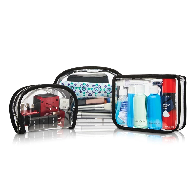 Samsonite Go Clear 3PC Accessory Pack Verpackungsorganisation Clear | OD1689234