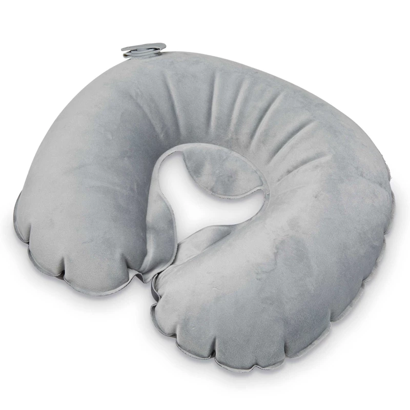 Samsonite Inflatable Pillow with Pouch Reisekomfort Charcoal | FW1825746