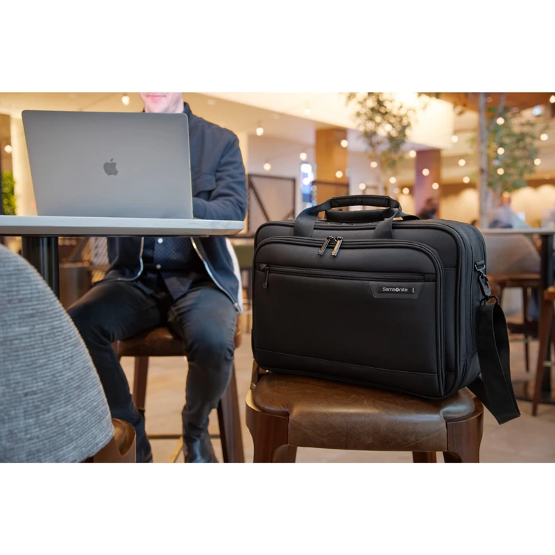 Samsonite Klassische Business 2.0 3 Compartment Brief Businesstaschen Schwarz | OI3218709