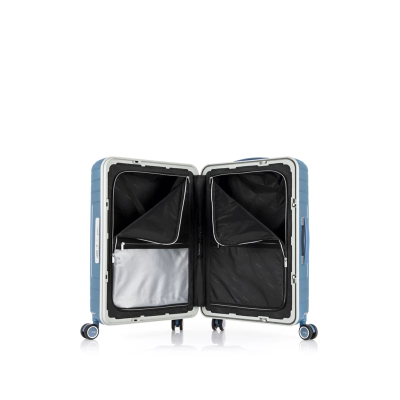 Samsonite Lite-Frame Checked Spinner Reisegepäck Blau | ZA0749231
