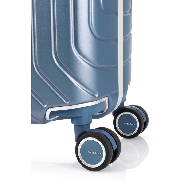 Samsonite Lite-Frame Checked Spinner Reisegepäck Blau | ZA0749231