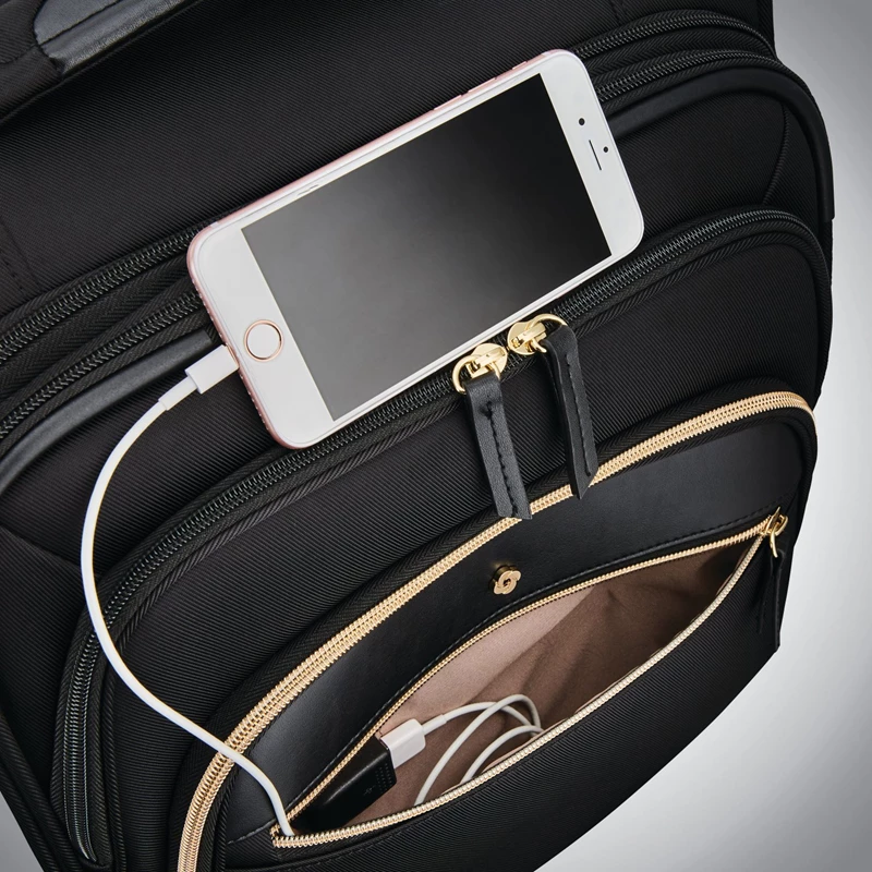 Samsonite Mobile Solution Carry-On Expandable Spinner Handgepäck Koffer Schwarz | UT4801963