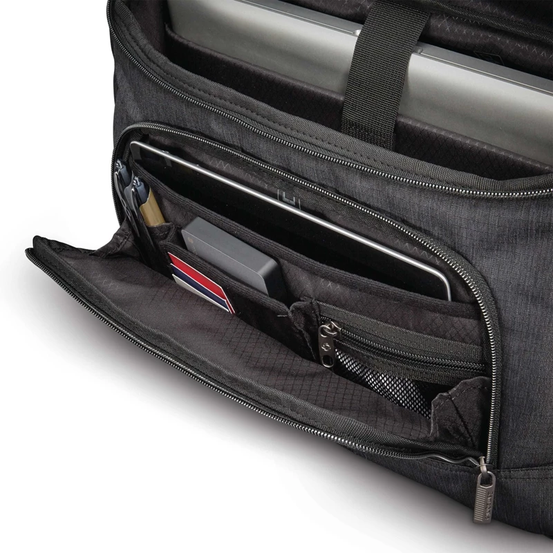 Samsonite Modern Utility Messenger Bag Laptoptaschen & Aktentaschen Charcoal Heather/Charcoal | AK0496173