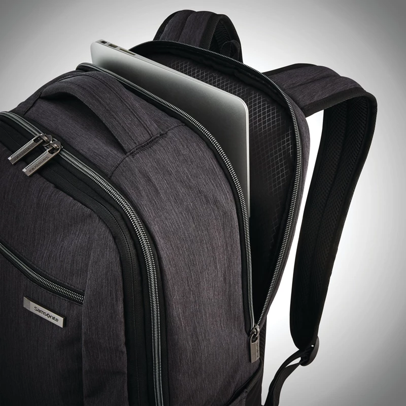 Samsonite Modern Utility Travel Backpack Laptop Rucksack Charcoal Heather/Charcoal | JM5698104