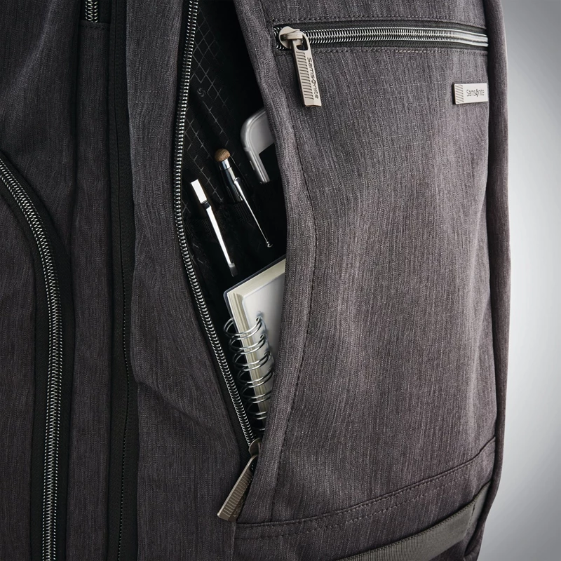 Samsonite Modern Utility Travel Backpack Laptop Rucksack Charcoal Heather/Charcoal | JM5698104
