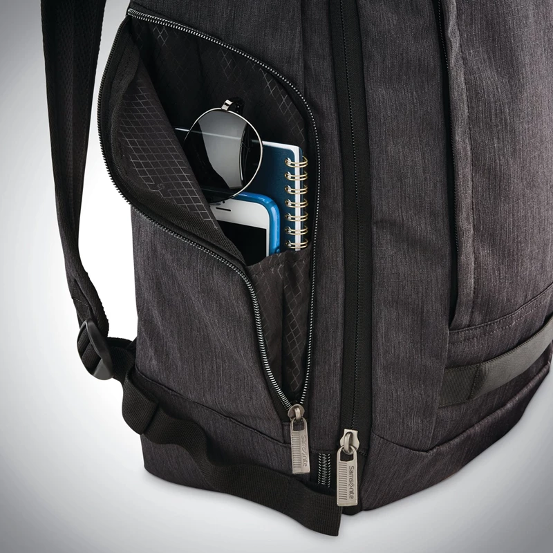 Samsonite Modern Utility Travel Backpack Laptop Rucksack Charcoal Heather/Charcoal | JM5698104