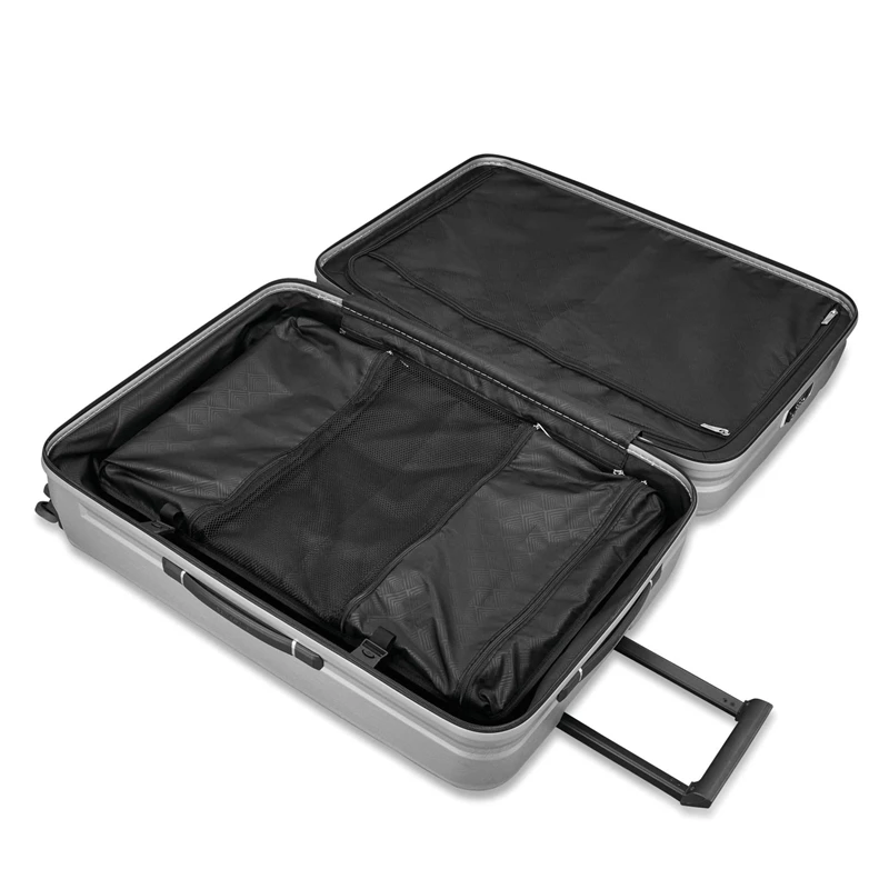 Samsonite Novaire Extra Large Spinner Spinner Koffer Silber | IU1306248