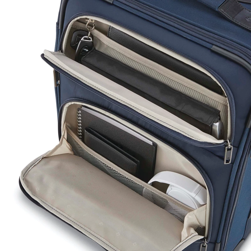 Samsonite NuRoad Carry-On Spinner Weichgepäck Navy/Gunmetal | CU2394658