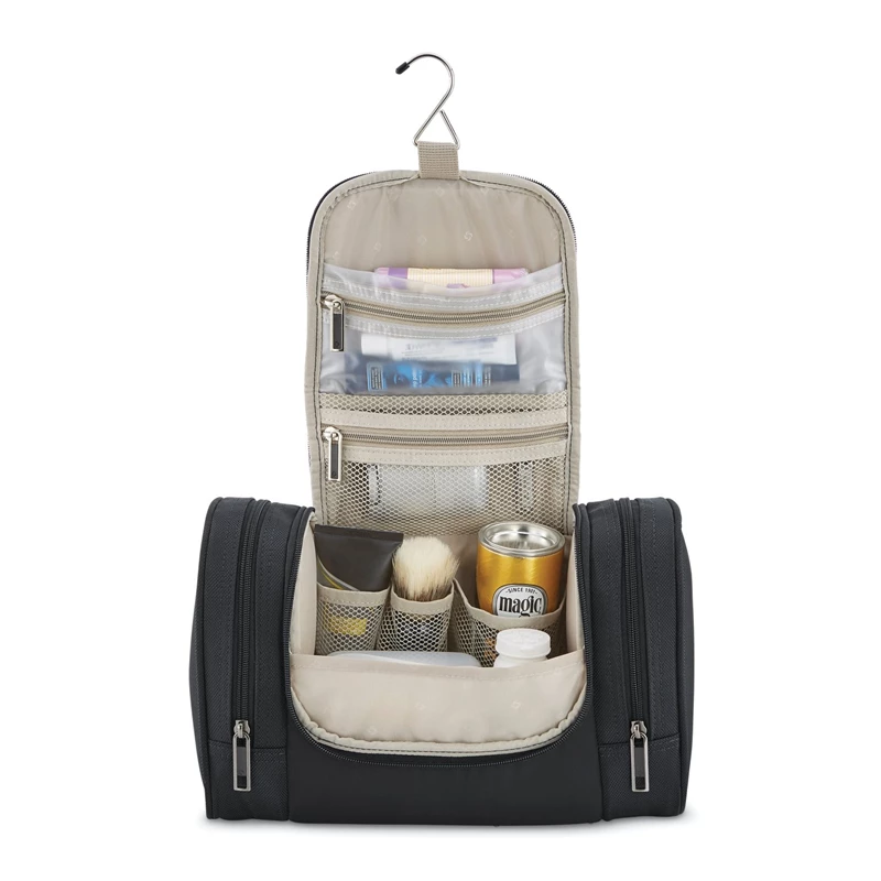 Samsonite NuRoad Hanging Travel Kit Toilettenartikel & Kosmetiksets Black/Gunmetal | XI7301248