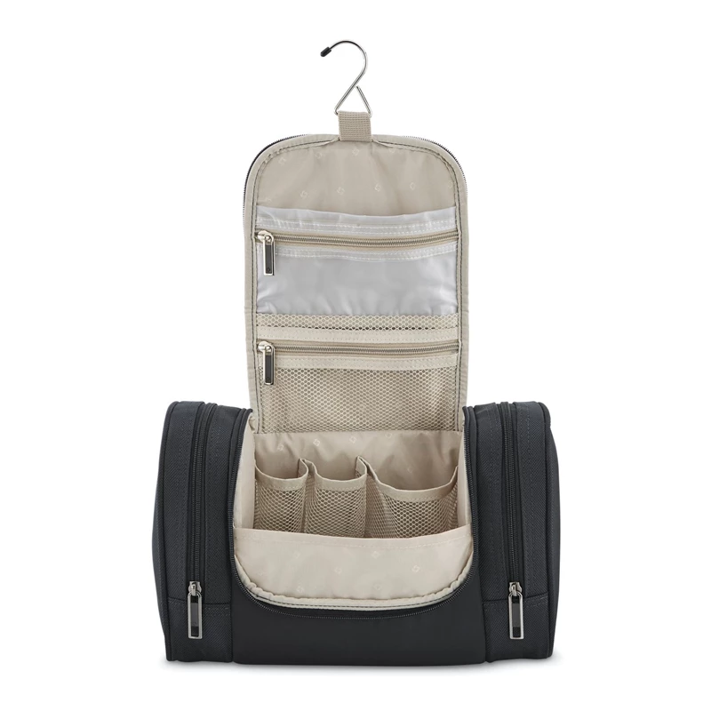 Samsonite NuRoad Hanging Travel Kit Toilettenartikel & Kosmetiksets Black/Gunmetal | XI7301248