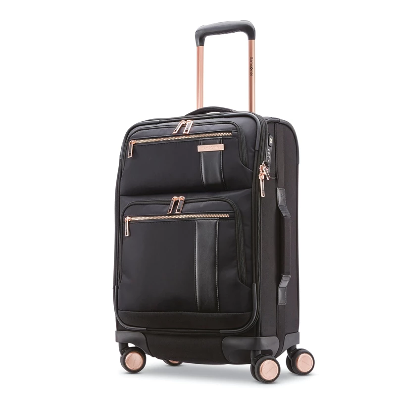 Samsonite NuRoad Ladies Carry-On Spinner Weichgepäck Gold | GA2593601