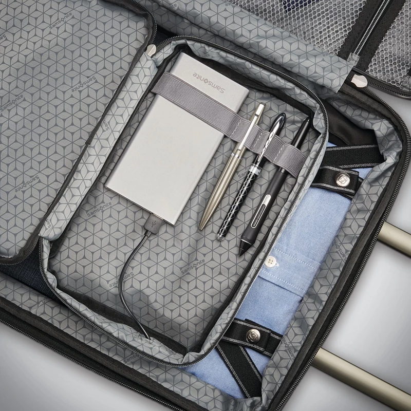 Samsonite Octiv Carry-On Spinner Handgepäck Koffer Schwarz | UY5401369