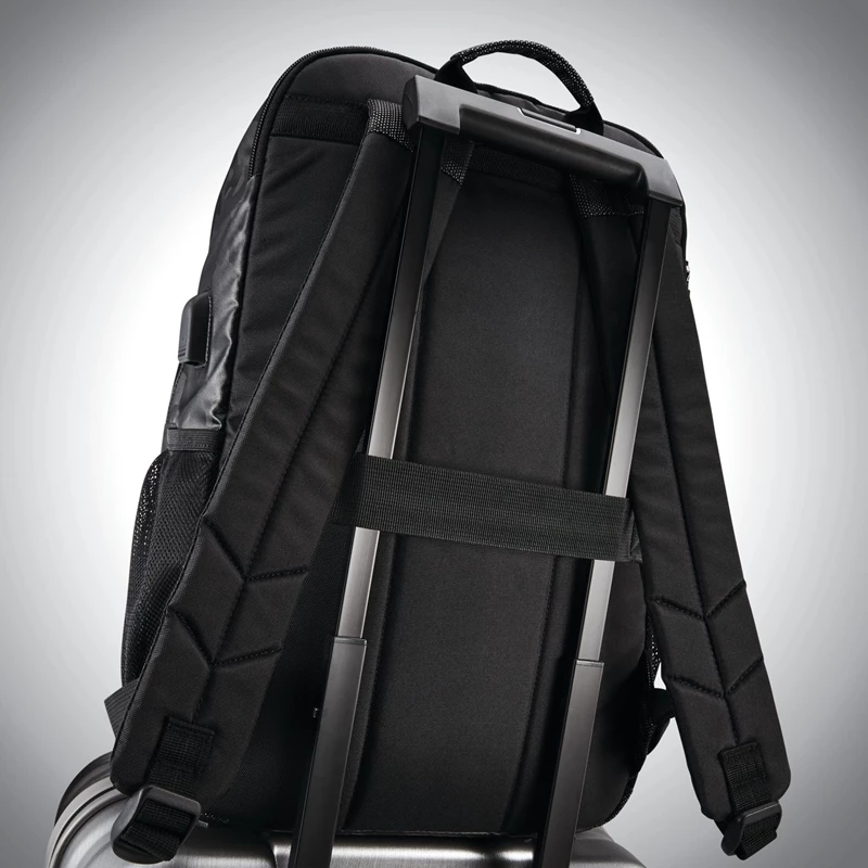 Samsonite Quadrion Slim Backpack Laptop Rucksack Black/Camo | LB2870913