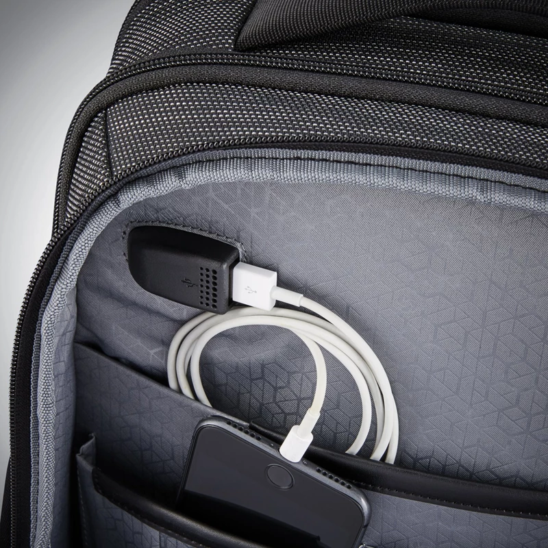 Samsonite SXK Prime Expandable Backpack Businesstaschen Black/Silver | MQ0826143