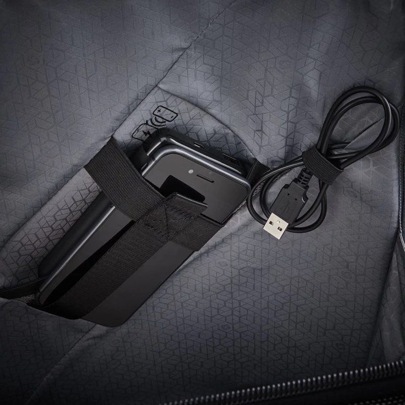 Samsonite SXK Prime Expandable Backpack Businesstaschen Black/Silver | MQ0826143