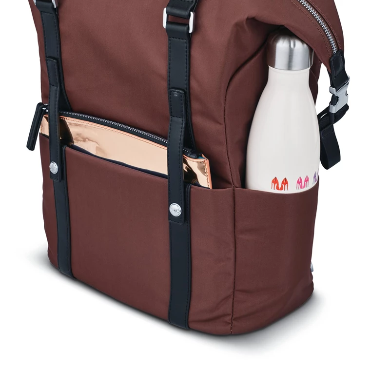 Samsonite Samsonite & Sarah Jessica Parker: The Carried Away Convertible Laptop Rucksack Schokolade Gold | NB9807623