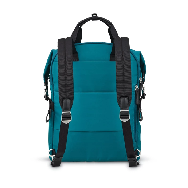 Samsonite Samsonite & Sarah Jessica Parker: The Carried Away Convertible Laptop Rucksack Teal/Black Glitter Glow | ZB0752948