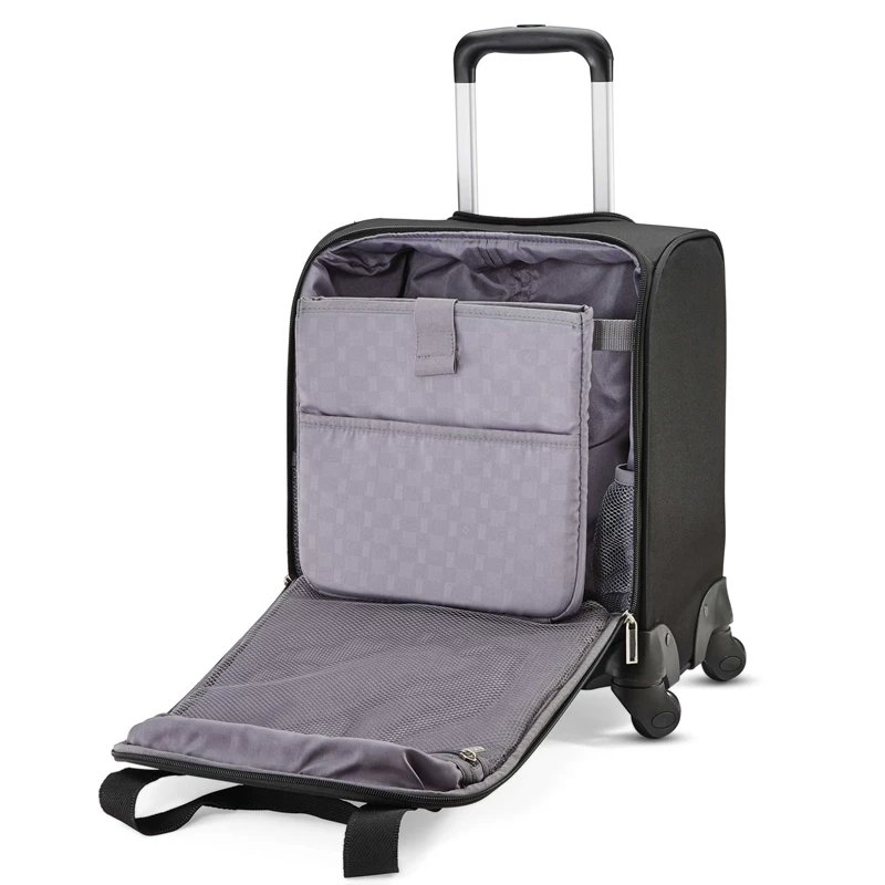 Samsonite Spinner Underseater with USB Port Underseat Koffer Schwarz Weiß Schwarz | LX3402876