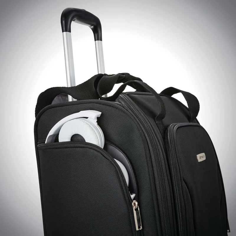 Samsonite Spinner Underseater with USB Port Underseat Koffer Schwarz Weiß Schwarz | LX3402876