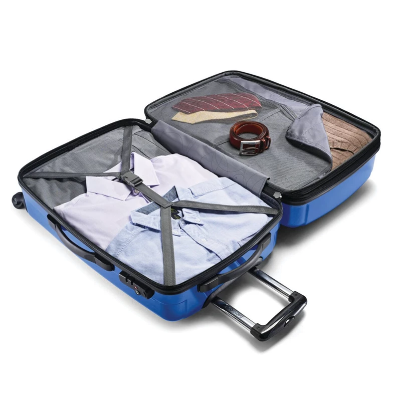 Samsonite Winfield 2 Mode 3 Piece Spinner Set Hartschalenkoffer Blau | AT9720315