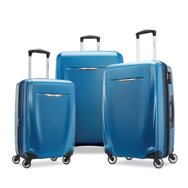 Samsonite Winfield 3 DLX 3 Piece Set Koffersets Blue/Navy | QR2981634