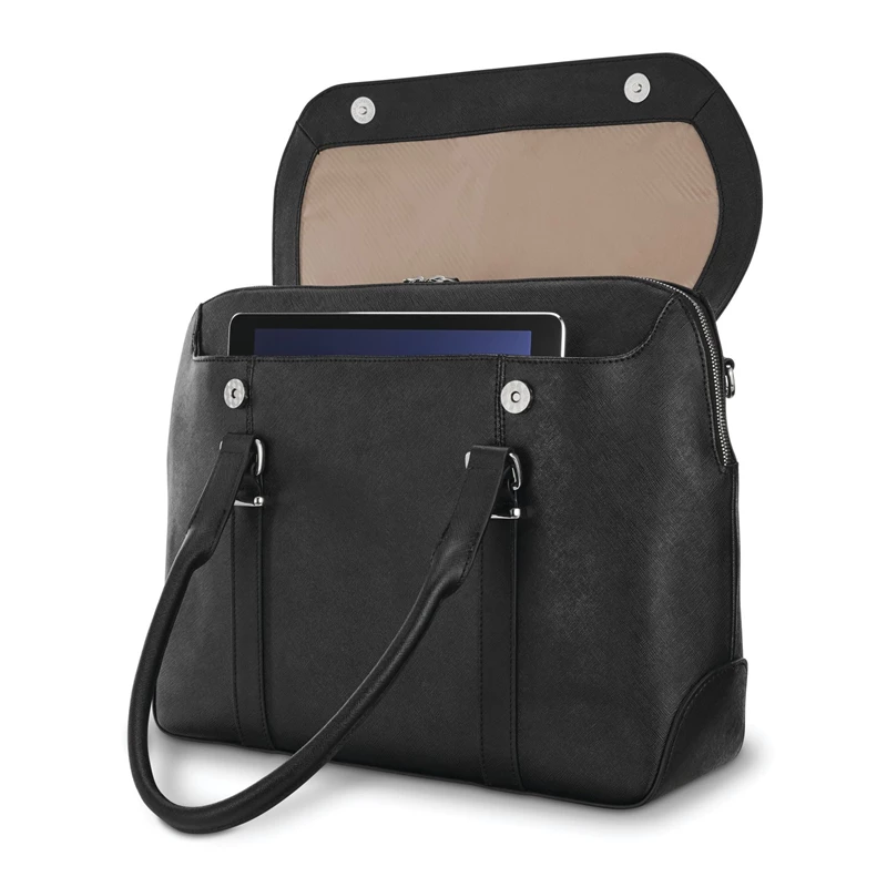 Samsonite Women's Executive Leder Convertible Brief Laptoptaschen & Aktentaschen Schwarz | MK6812540