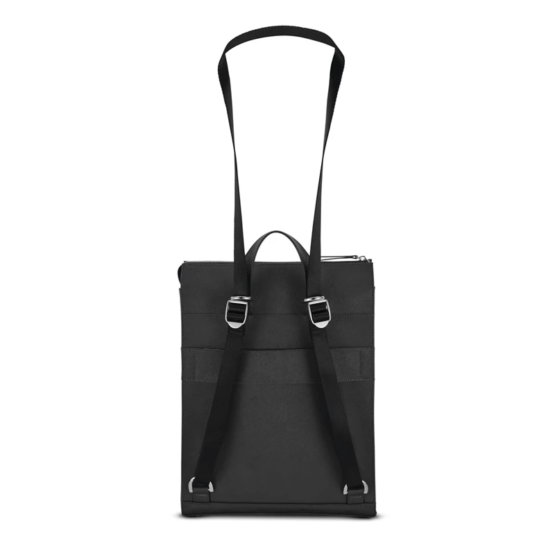 Samsonite Women's Executive Leder Convertible Backpack Laptop Rucksack Schwarz | XK4390716