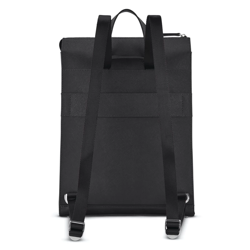 Samsonite Women's Executive Leder Convertible Backpack Laptop Rucksack Schwarz | XK4390716