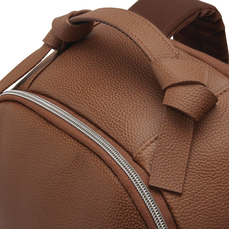 Samsonite Women's Leder Everyday Backpack Laptop Rucksack Cognac | BC0135469