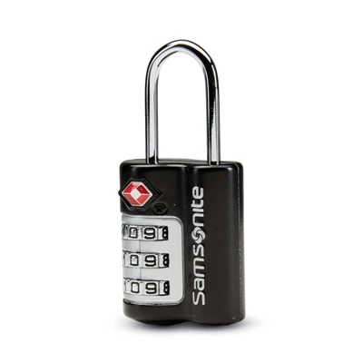 Samsonite 3 Dial Travel Sentry Combination Lock Koffer Schwarz | TC1036975