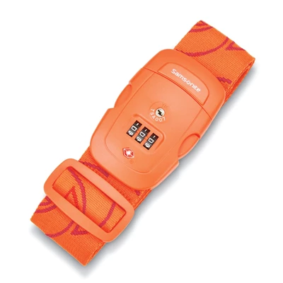 Samsonite 3 Dial Travel Sentry Combination Luggage Riemen Koffer Orange | WK9812347