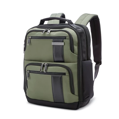 Samsonite NuRoad 14.1" Backpack Laptop Rucksack Forest Green/Gunmetal | DQ4217065