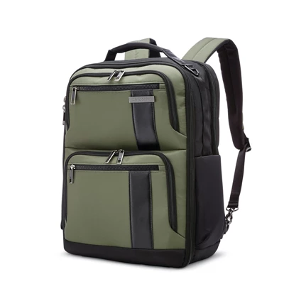 Samsonite NuRoad 17.3" Convertible Backpack Laptop Rucksack Forest Green/Gunmetal | WG4526871