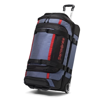 Samsonite Ripstop 35" Rolling Duffel Reisetaschen mit Rollen Schwarz Schwarz Weiß | HO7689150