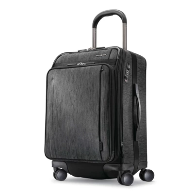 Samsonite SXK Carry-On Expandable Spinner Handgepäck Koffer Black/Silver | FN2145736