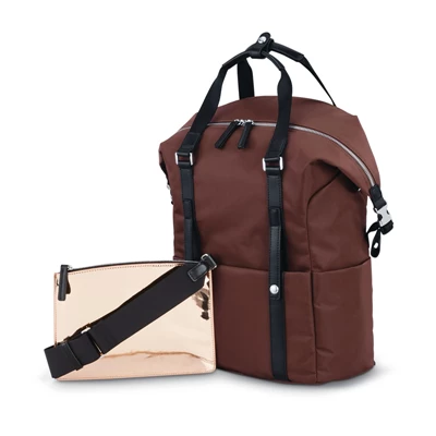 Samsonite Samsonite & Sarah Jessica Parker: The Carried Away Convertible Laptop Rucksack Schokolade Gold | NB9807623