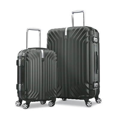 Samsonite Tru-Frame 2 Piece Set Spinner Koffer Olivgrün Grün | JR9107268